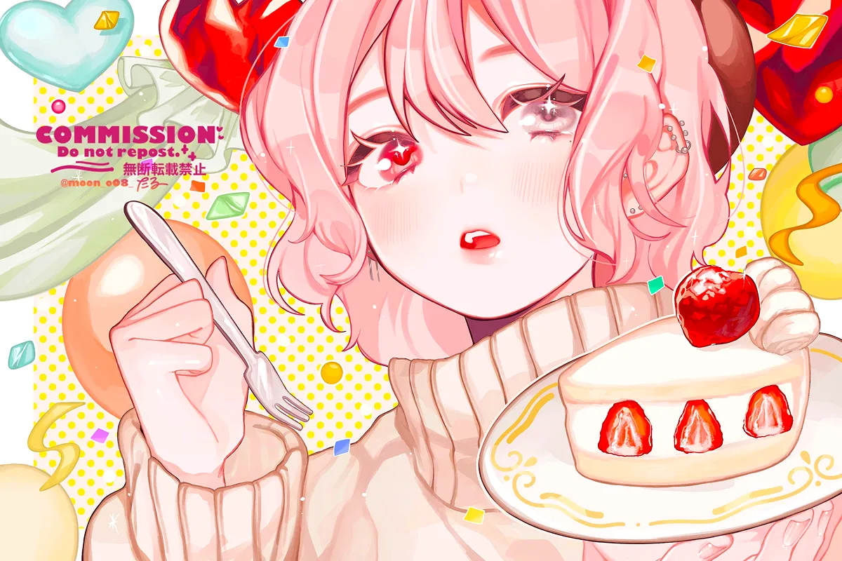 個人VTuber 烏丸帳様 誕生日記念イラスト