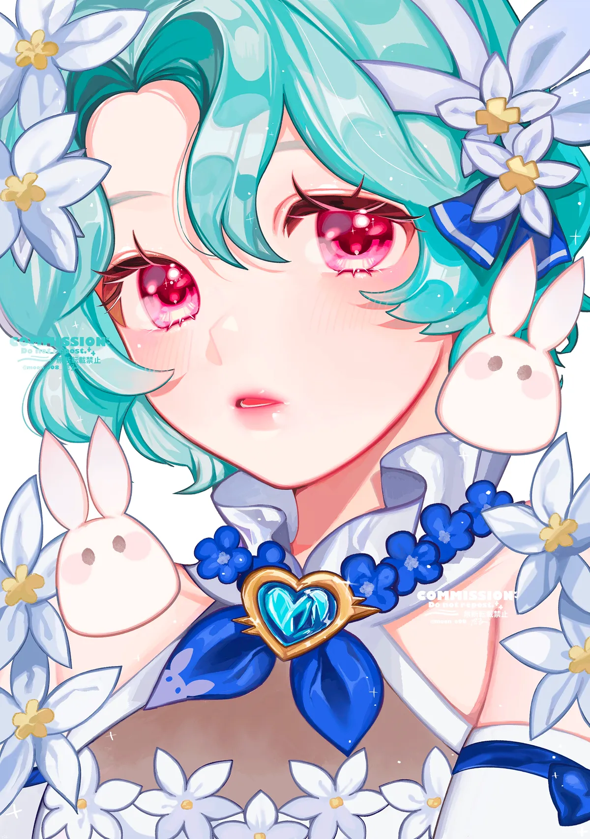 個人VTuber 梔子はるひ様 イラスト制作